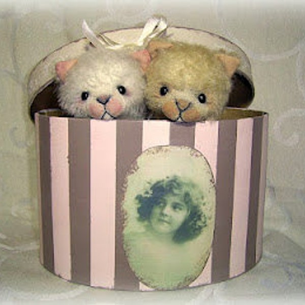 Sewing Kit For Mohair Kitten 6.5 inch White One