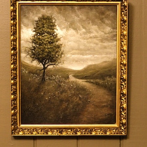 Winter - Glen Aplin. oil painting original landscape