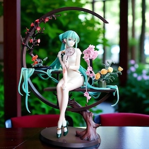 Série Cheongsam style ancien Hatsune Miku - Jolie statuette Miku