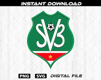 Suriname National Soccer Team Logo: Surinam PNG, SVG (Digital Download)
