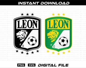 Club Leon PNG SVG: Mexican Futbol Vector, Liga Mexicana (Digital Download