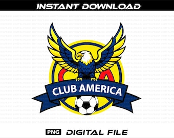Club America PNG: Liga MX Futbol Logo (Digital Download)