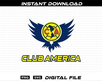 Club America Logo: Liga MX - PNG SVG Vector (Digital Download