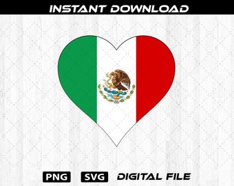 Mexico Flag SVG PNG Bandera de Mexico Digital File para Cricut 300dpi