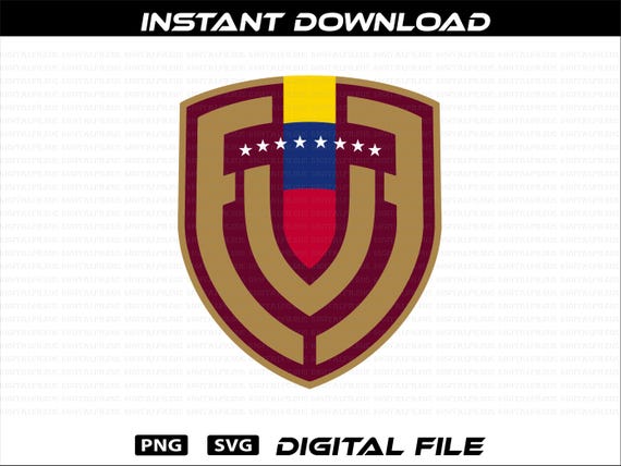 La Vinotinto Venezuela Soccer PNG SVG Digital Download – Vector Silhouette Design