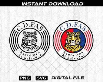 Club Deportivo FAS PNG SVG:  Futbol Logo Vector, Club Salvadoreño (Digital Download