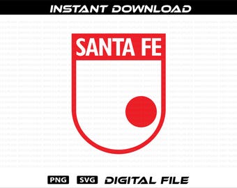 Independiente Santa Fe Logo: Colombia Futbol PNG SVG (Digital Download)