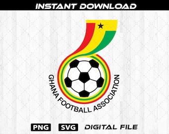 Ghana National Soccer Team Logo: PNG, SVG  Seleccion (Digital Download)
