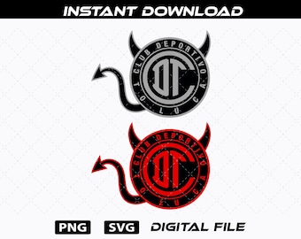Club Deportivo Toluca Logo SVG PNG | Escudo Toluca México | Archivo Digital Cricut Silhouette | Fútbol Mexicano