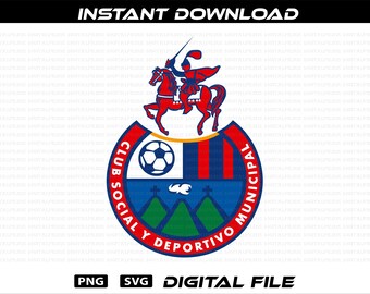 Club Municipal Guatemala Logo: Chapin Futbol PNG SVG Vector, Liga Guatemalteca (Digital Download
