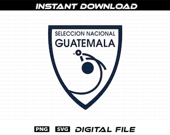 Guatemala Soccer Team Logo: PNG SVG Digital Files (Instant Download