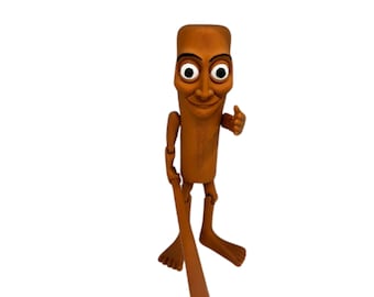 Tun Tung Tung Sahur gelede figuur: 19 cm verzamelobject