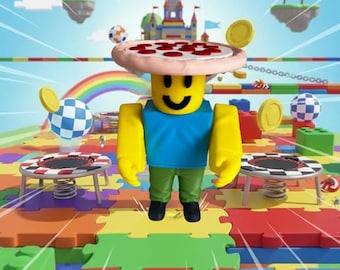 Noobini Pizzanini 3D-figuur: stelen en hersenrot, biologisch afbreekbaar PLA
