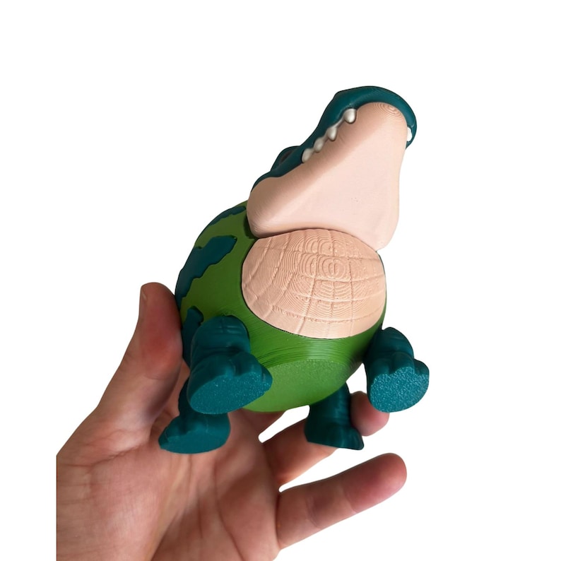 Glorbo Fruttodrillo Figura Articulada Brainrot – Diseño 3D Único 7x12x7 cm bild 3