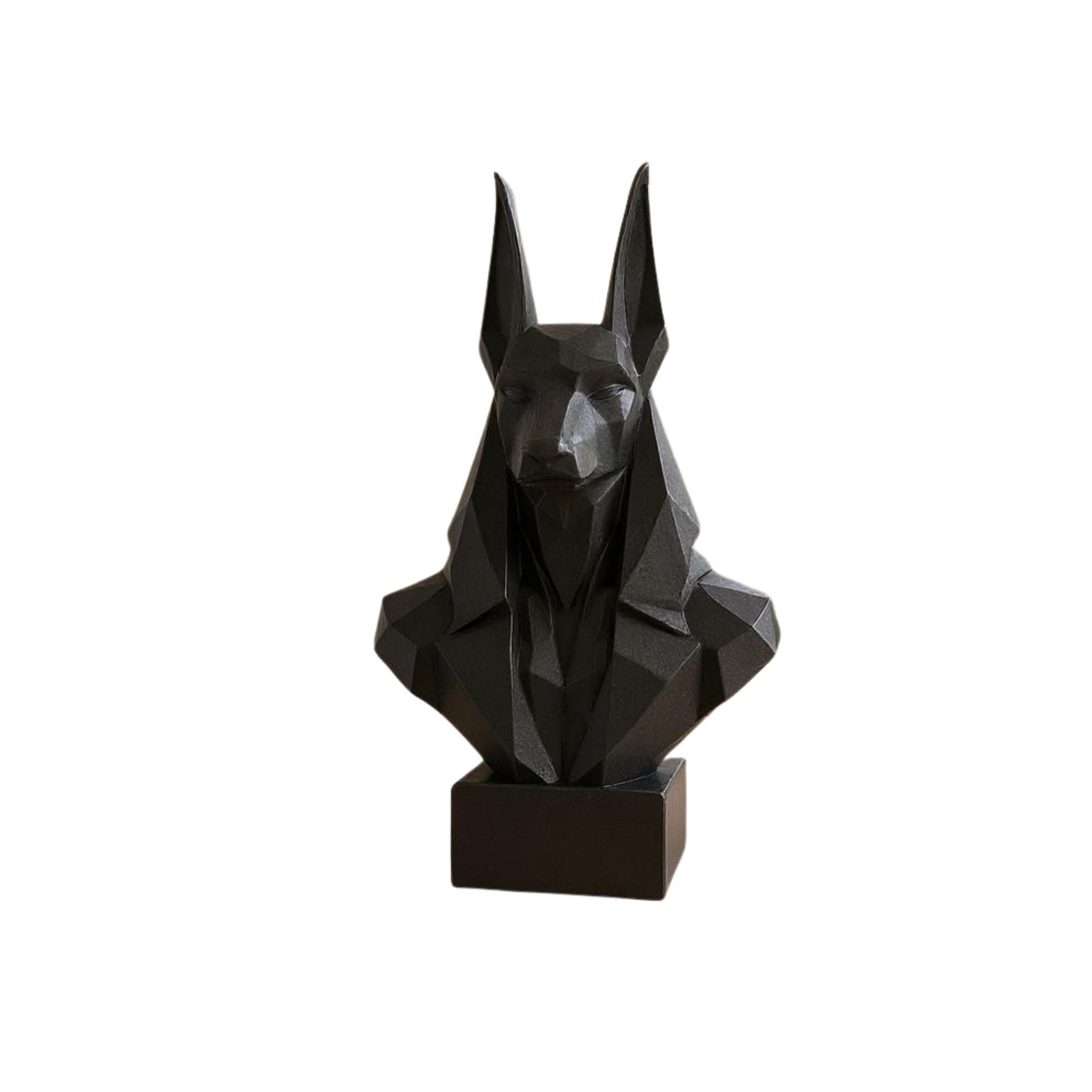 アヌビス胸像：エジプト神像、生分解性PLA、3Dプリント装飾 - Etsy 日本