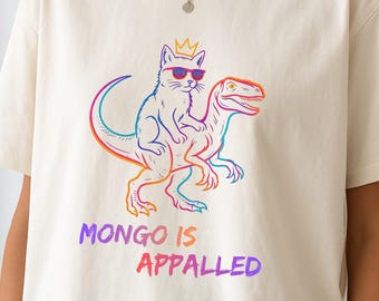 Camiseta Princesa Gamer Mongo Gato Dino Masmorra Fantasia Explorador Geek Carl Tee Leitor de Livros Amante de Gatos Camiseta Donu Bookish
