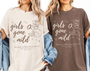 Girls Gone Mild custom vrijgezellenshirt, PJS Weekend Girls Night, Spa Party
