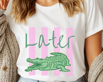 Later Gator Tee, Teacher Team Shirt, Last Day of School Shirt, End of Year Teacher Shirt, See you later alligator Tees
