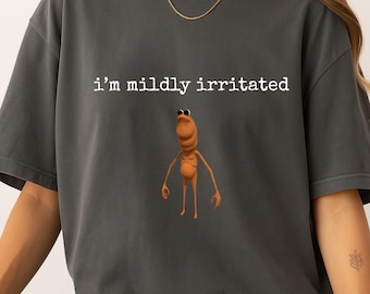 I'm Mildly Irritated Marcus The Worm Shirt, Marcus The Worm Meme Shirt, Brain Rot shirt, Robert Help Marcus The Worm Ugly shirt