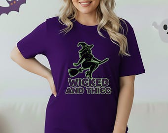 T-shirt Sorcière d'Halloween, Chemise Sorcière d'Halloween, T-shirt Sorcière Sexy, Haut Sorcière Maléfique, Vêtements Halloween 2025, Mode Fête d'Halloween, Haut Sorcière