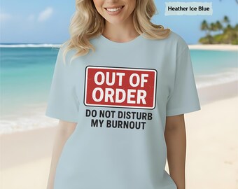 Mental Health Burnout Adult Humor Tee, Funny Shirt Gift for Introverts, Bold Self Care Design T-shirt, Mental Health Awareness Tee T-Shirt,