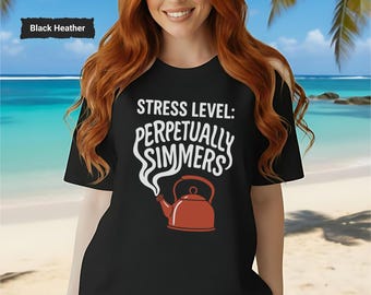 Camiseta minimalista de autocuidado para la salud mental, camiseta de autocuidado para el estrés y el agotamiento, camiseta unisex de salud mental, camiseta de manga corta con humor para adultos.