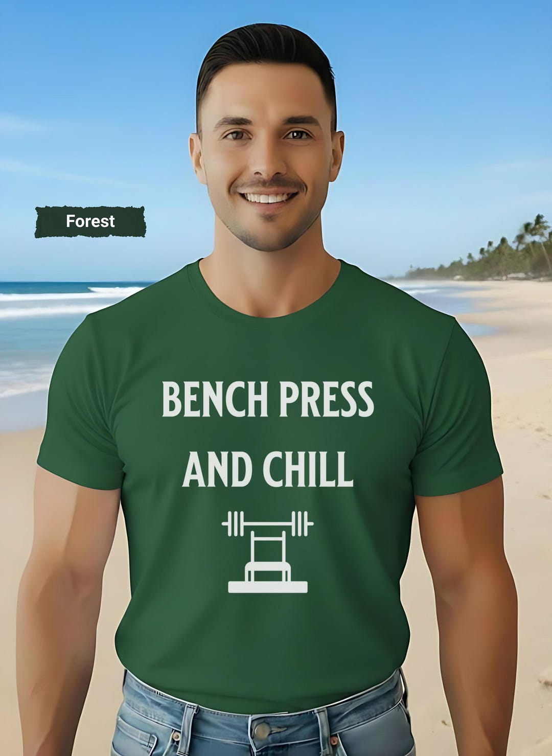Bench Press T-shirt, Workout Tee, Gym Shirt, Fitness Apparel ...