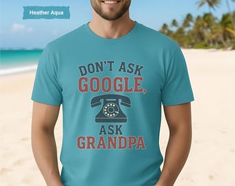 Camiseta retro para abuelo, diseño vintage para abuelo, camiseta unisex para el Día del Padre, regalo para el Día del Padre, camiseta divertida para abuelos, camiseta "Abuelo, arréglalo"
