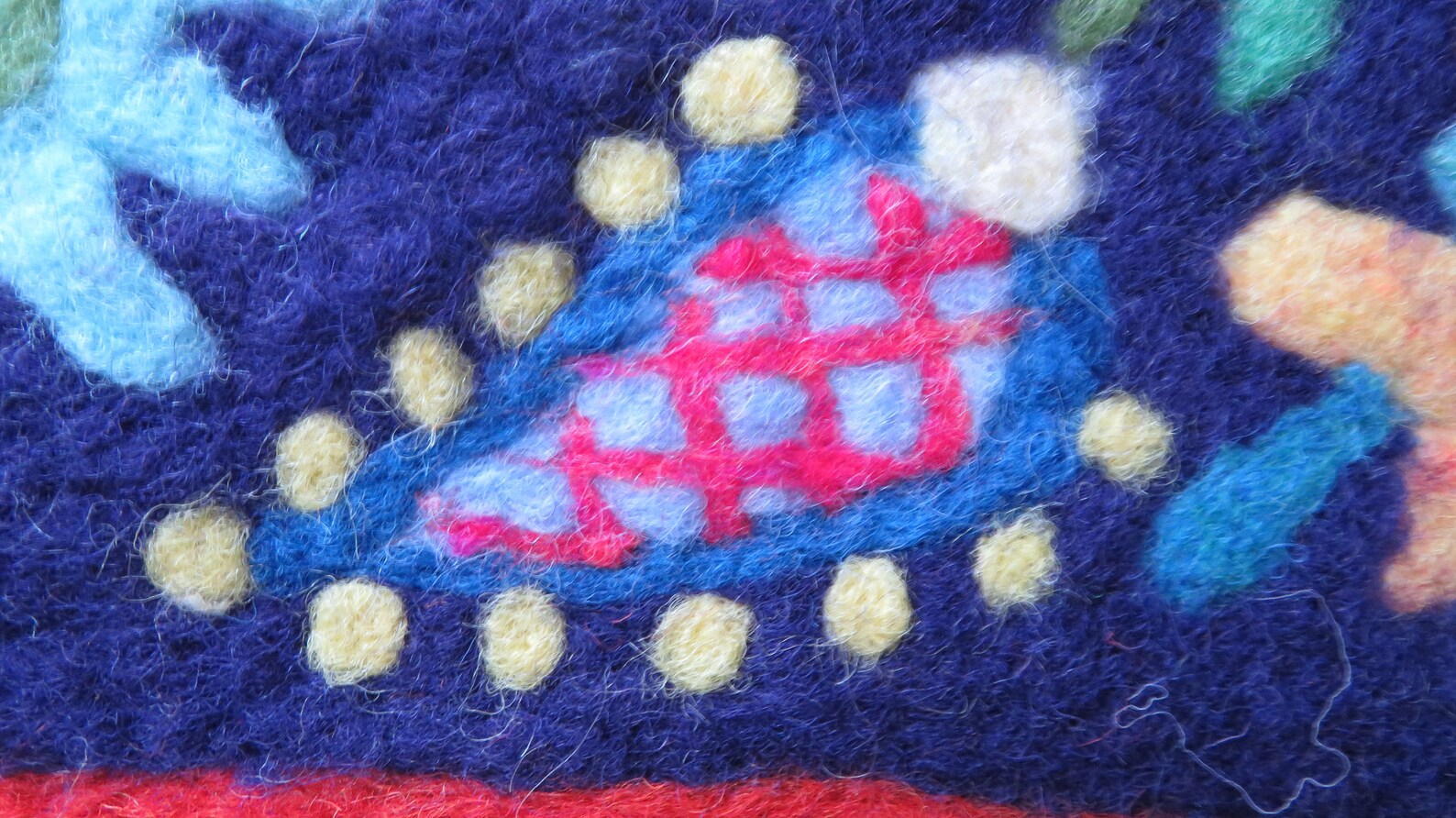 Needle Felt Kit Summer Garden Floral Tapestry Adult Craft Kit Etsy