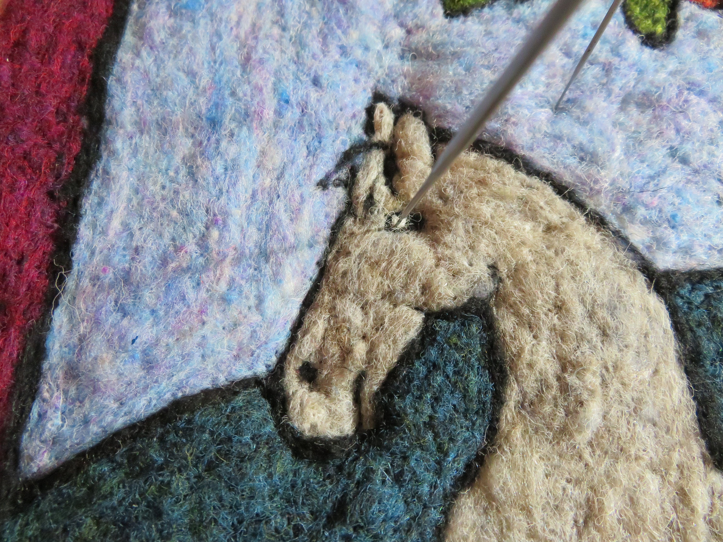 Needle Felt Kit Horse Equestrian Craft Kit Beginners Etsy