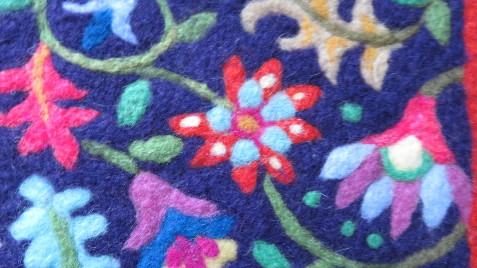 Needle Felt Kit Summer Garden Floral Tapestry Adult Craft Kit Etsy