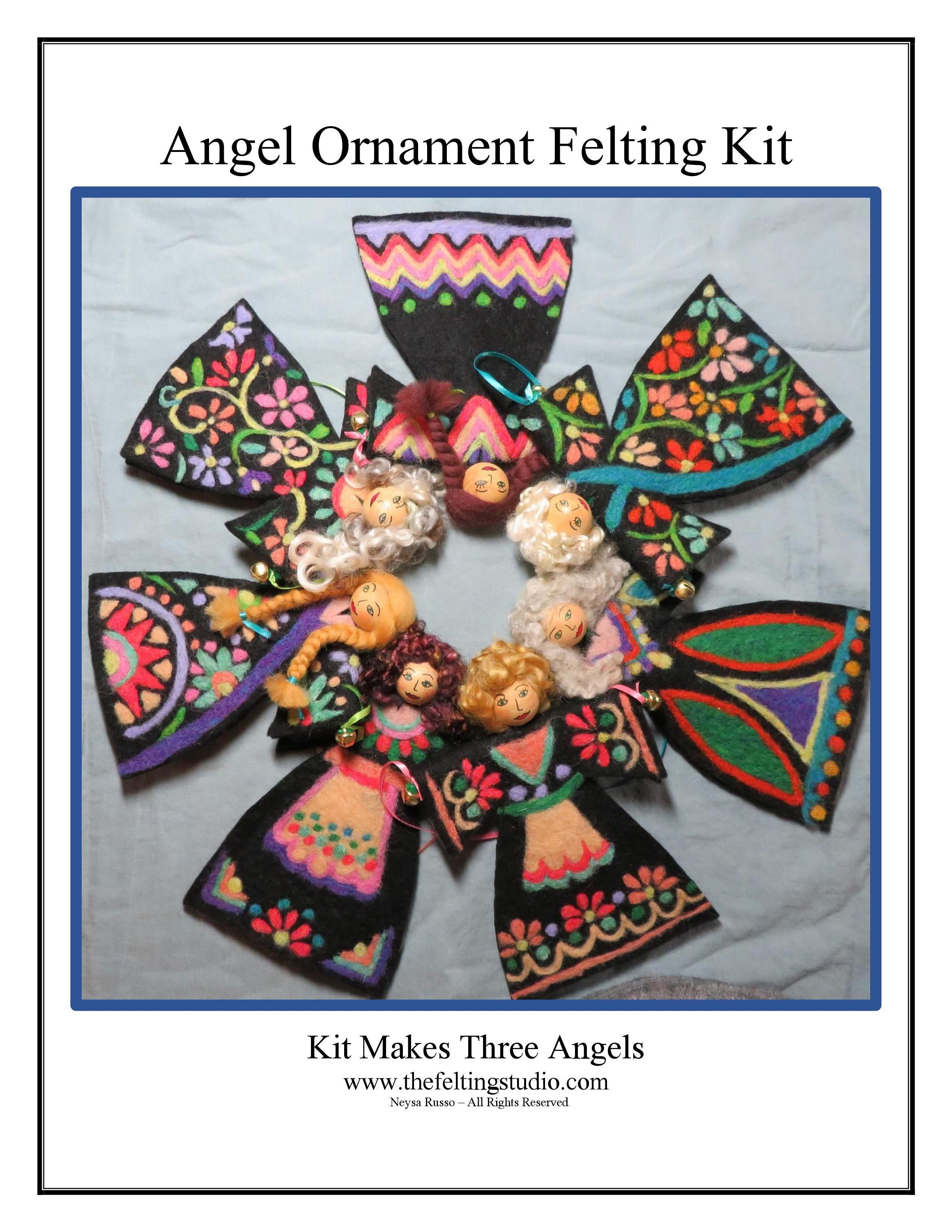 Nativity Felting Kits for Adults Including Everything to Make Christmas  Gift Needle Felting Kits for Beginners Height 4 Inch 10cm 