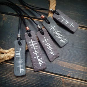 Personalised Ogham Talisman – Custom Made Celtic Necklace, Druid Amulet, Handmade Irish Spiritual Jewellery
