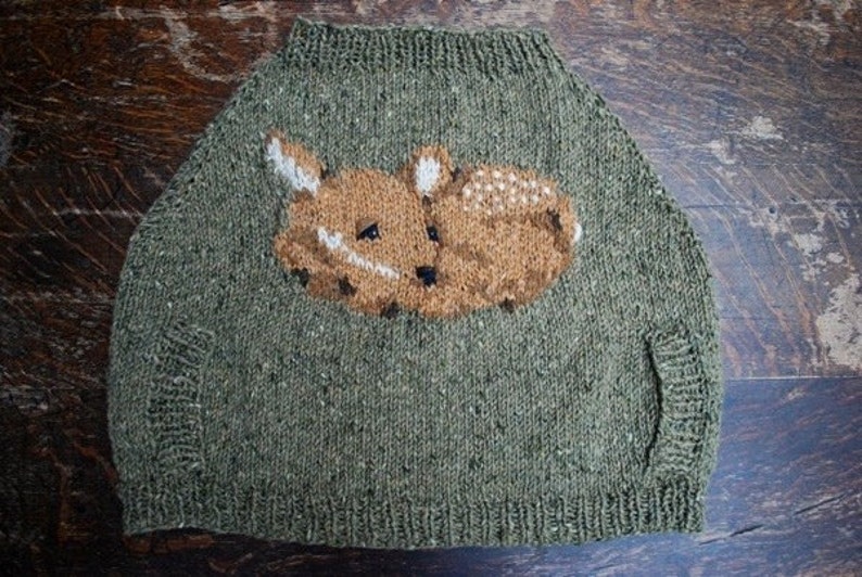 fawn poncho KNITTING PATTERN image 4