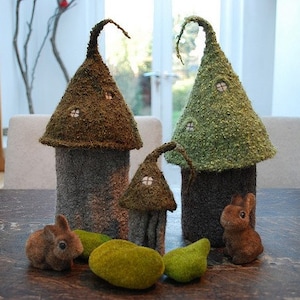 fairy castles for storing hooks and needles KNITTING PATTERN