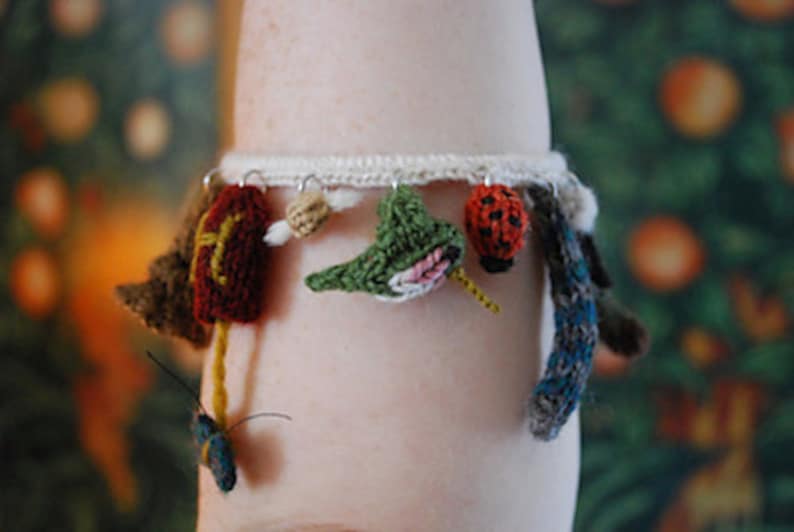 care of magical creatures charm bracelet 3 KNITTING PATTERN image 4