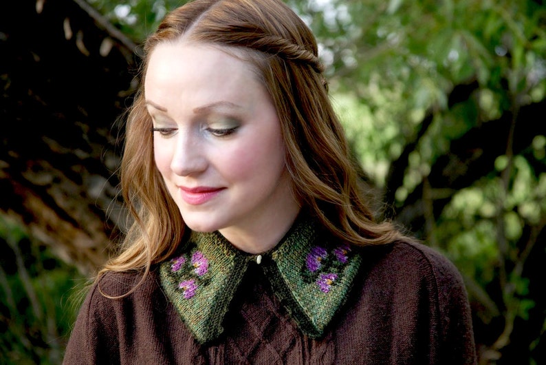 the changeling collar KNITTING PATTERN image 2