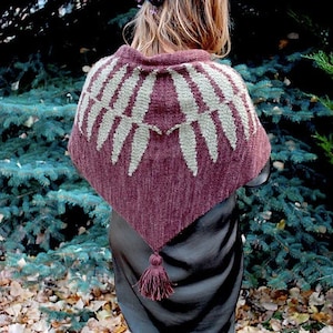 fern shawl KNITTING PATTERN image 7