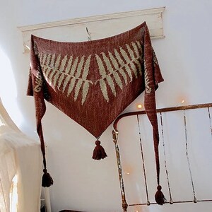 fern shawl KNITTING PATTERN image 5