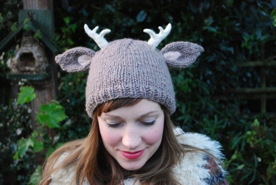 antlers beanie