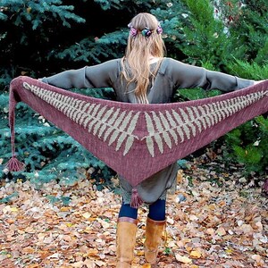 fern shawl KNITTING PATTERN image 3