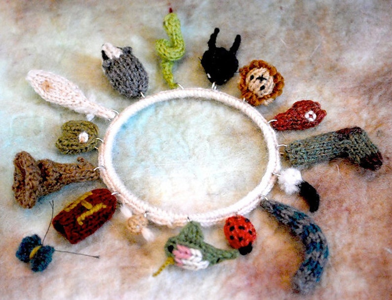 care of magical creatures charm bracelet 3 KNITTING PATTERN image 2