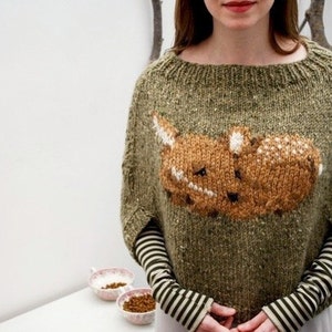 fawn poncho KNITTING PATTERN image 5