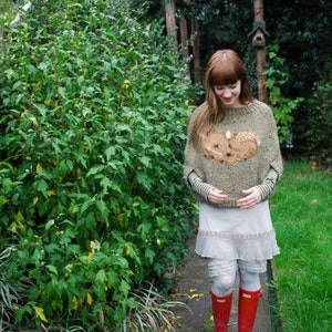 fawn poncho KNITTING PATTERN image 2