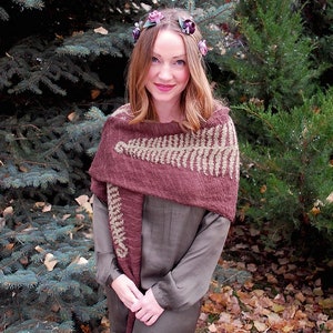 fern shawl KNITTING PATTERN image 9