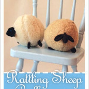 PATTERN: Sheep Ball Toy & Rattle image 1