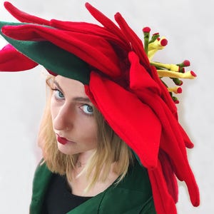 PATTERN: Poinsettia Hat & Holiday Center Piece - Etsy