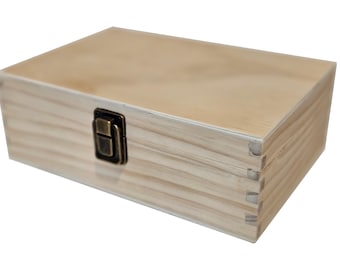 Natural Wood Charging Station – Discreet Storage Box with USB Ports