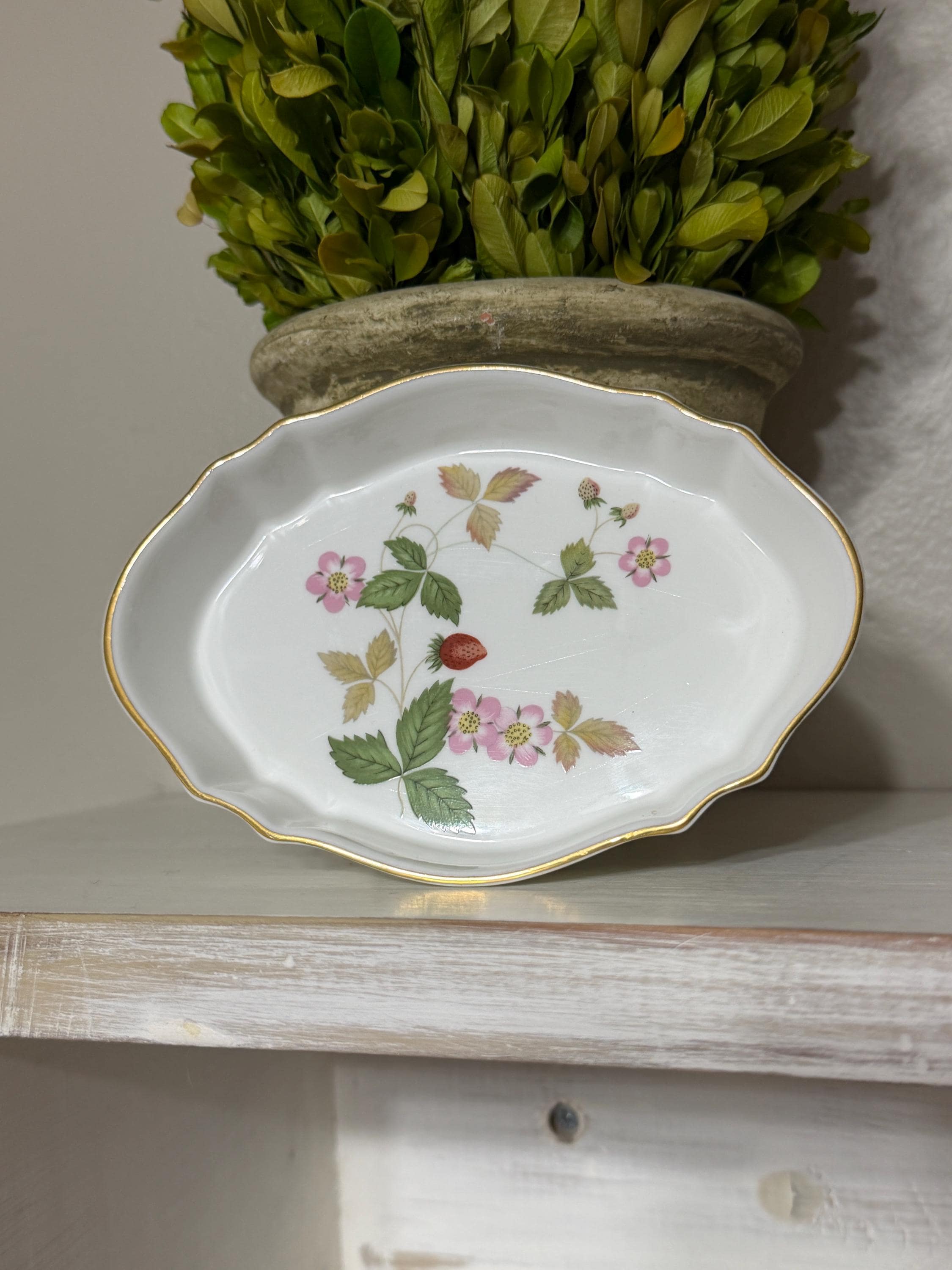 Wedgewood Wild Strawberry Tray - Etsy