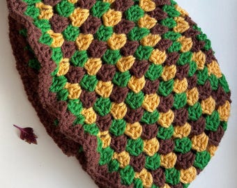 Crochet Granny stitch Bucket hat